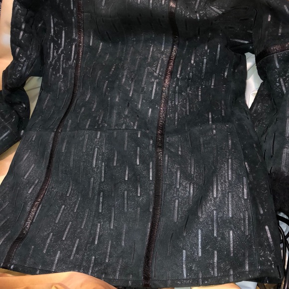 Designer shearling jacket - Picture 7 of 8